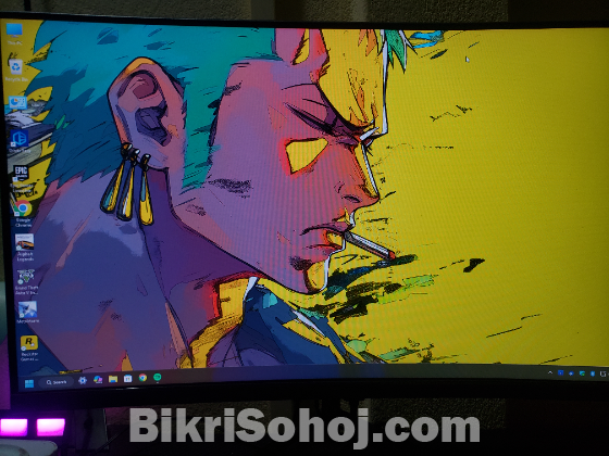 Desktop Setup |intel I5 12th |32gb Ddr5 |180hz Curved